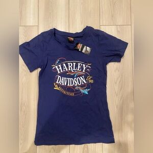 Harley-Davidson women’s Tee in Vibrant Blue